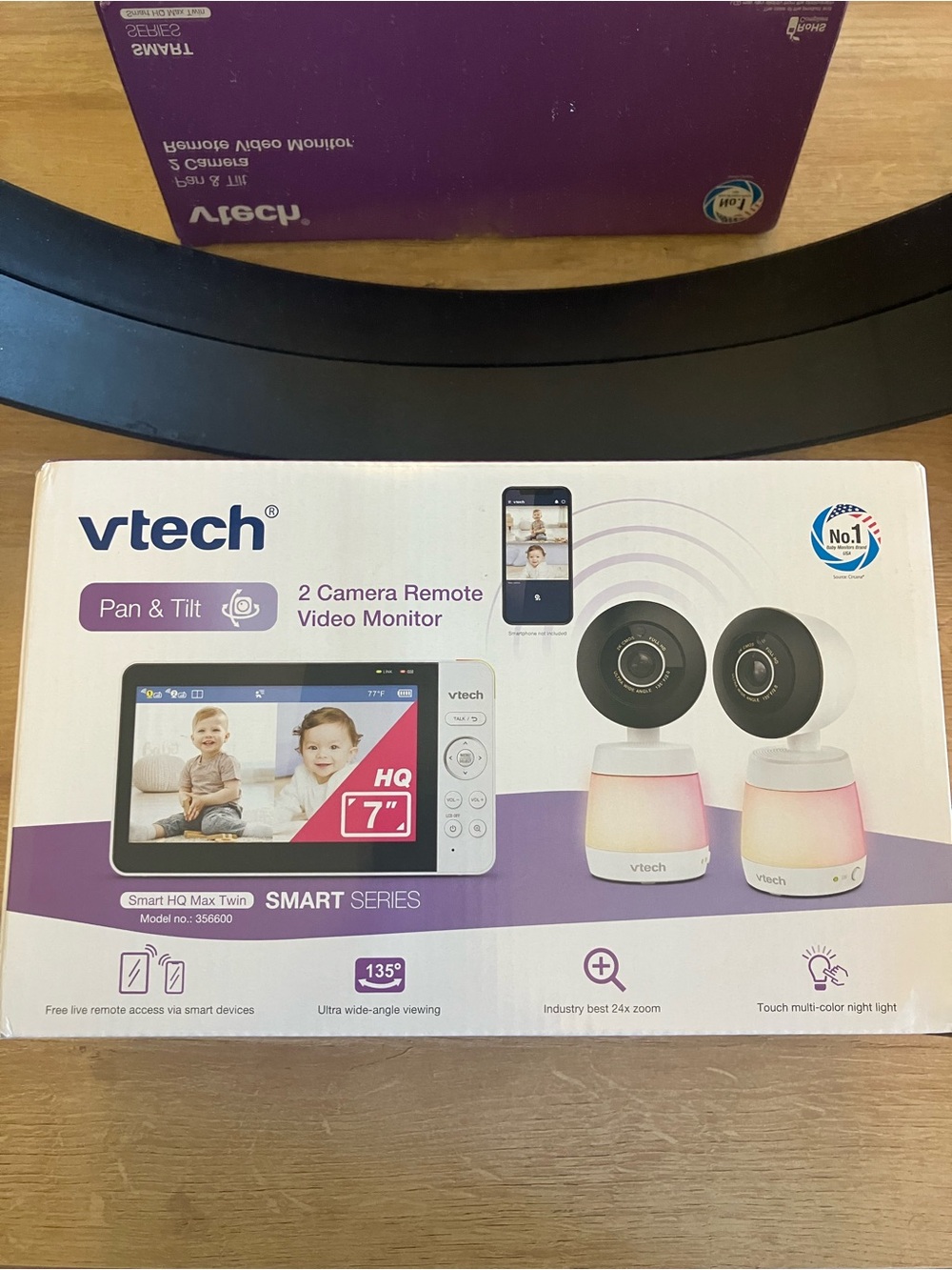 VTech Smart Series 2-Camera Remote Video Monitor - 7” Brand New